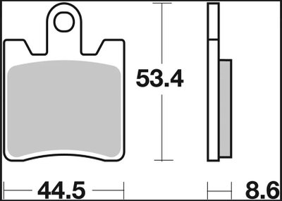 BRAKE PAD SA SINT FR