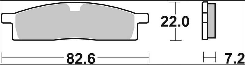 BRAKE PAD SX SINT FR
