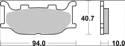 BRAKE PAD LA SINT FR/RR