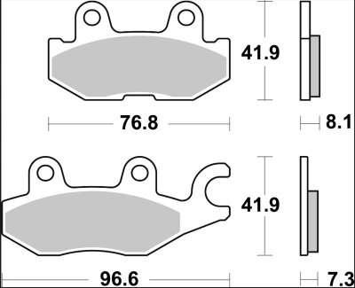 BRAKE PAD SD SINT RR