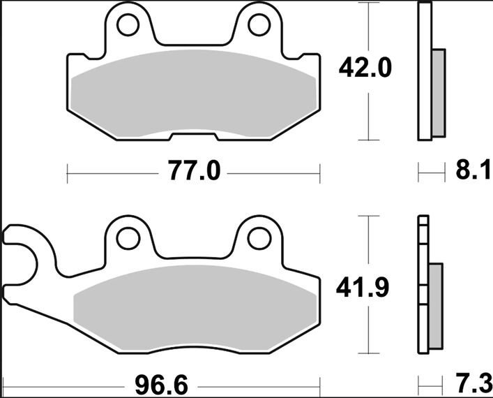 BRAKE PAD SD SINT RR