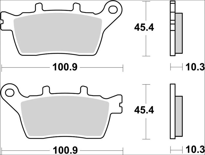 BRAKE PAD SP SINT RR