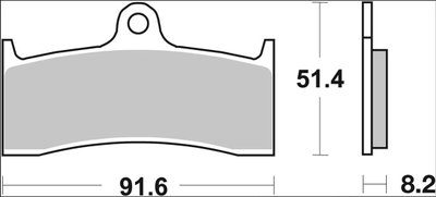BRAKE PAD SA SINT FR