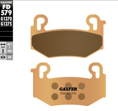 BRAKE PAD SINTERED FR