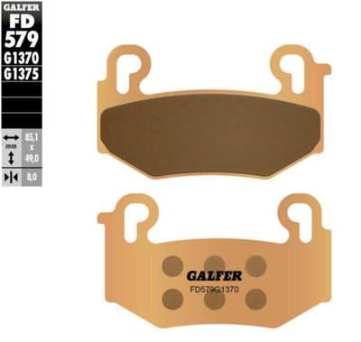 BRAKE PAD SINTERED RR