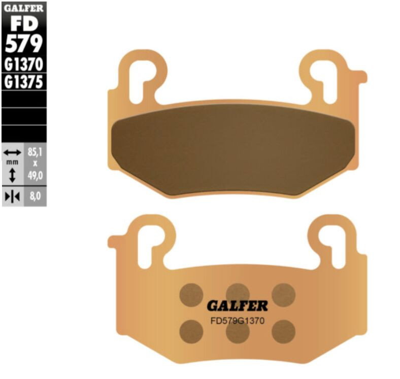 BRAKE PAD SINTERED RR
