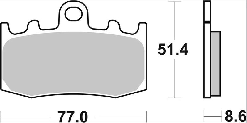 BRAKE PAD LA SINT FR