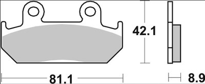 BRAKE PAD SA SINT FR