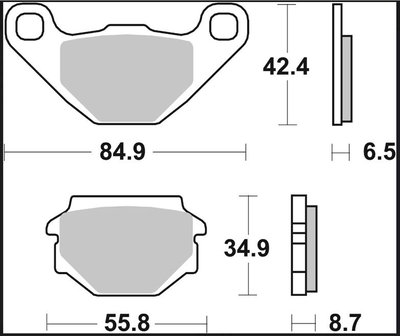 BRAKE PAD CC CAR/CER FR/RR