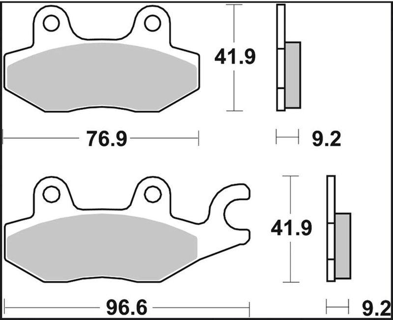 BRAKE PAD CC CAR/CER FR/RR