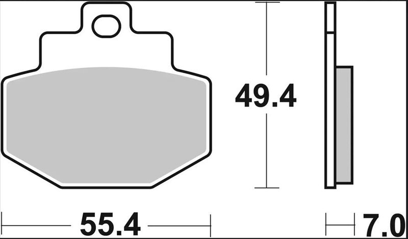 BRAKE PAD CC CAR/CER RR
