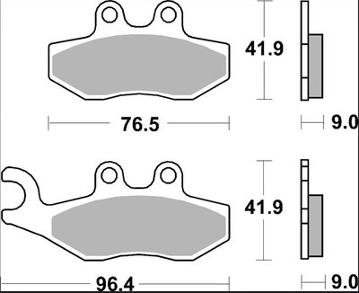 BRAKE PAD CC CAR/CER FR/RR