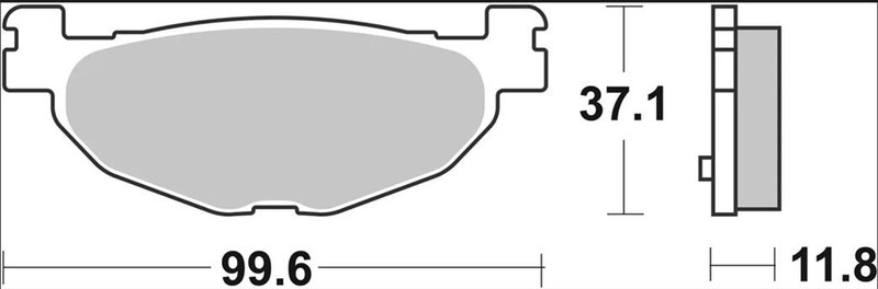 BRAKE PAD CC CAR/CER RR