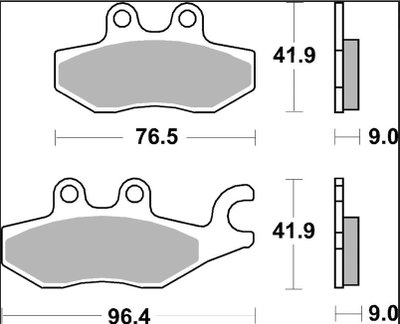 BRAKE PAD CC CAR/CER FR/RR