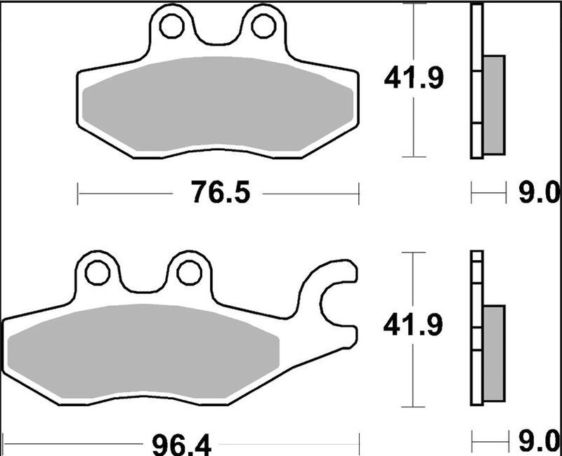 BRAKE PAD CC CAR/CER FR/RR