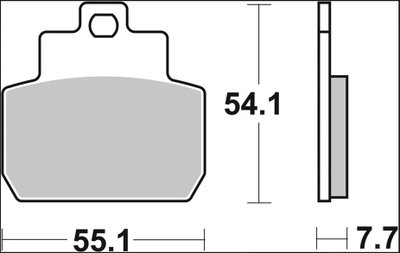 BRAKE PAD CC CAR/CER RR