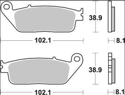 BRAKE PAD CC CAR/CER FR/RR