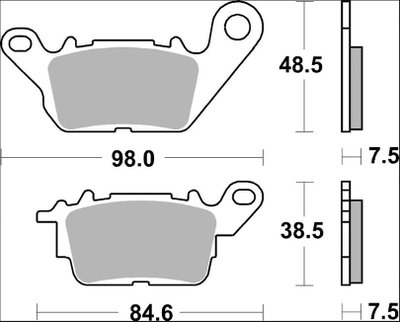 BRAKE PAD CC CAR/CER FR