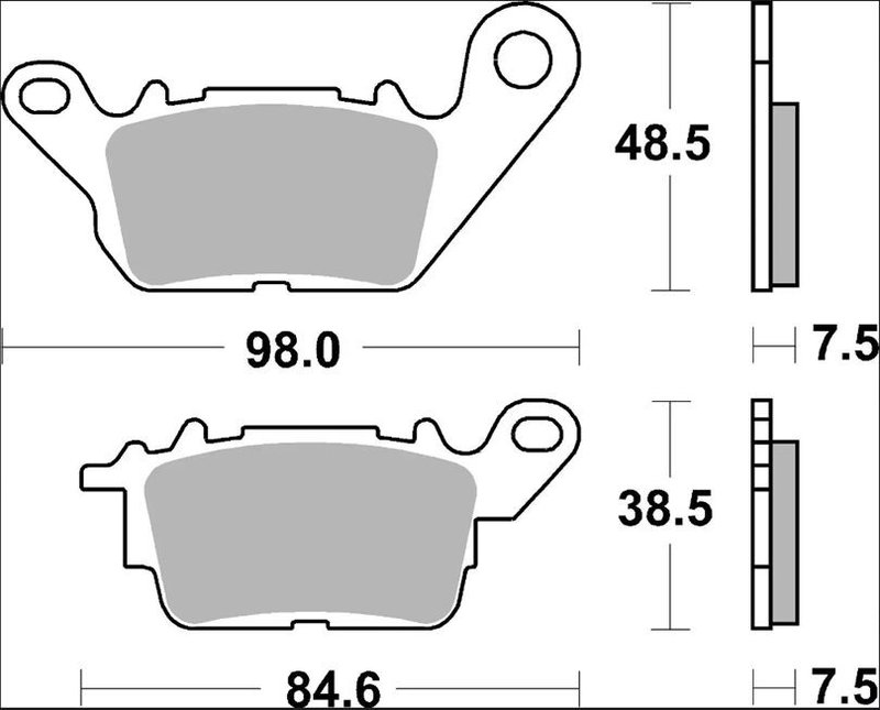 BRAKE PAD CC CAR/CER FR