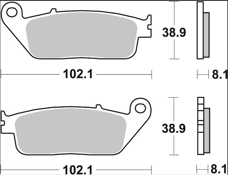 BRAKE PAD CC CAR/CER FR/RR
