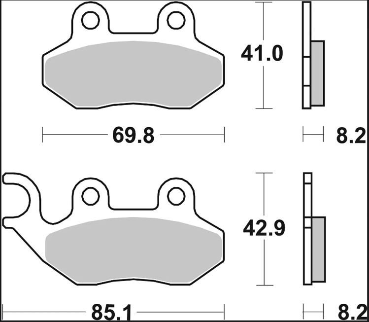 BRAKE PAD CC CAR/CER FR/RR