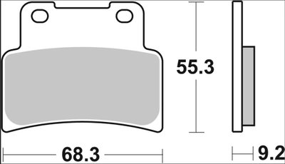 BRAKE PAD CC CAR/CER FR