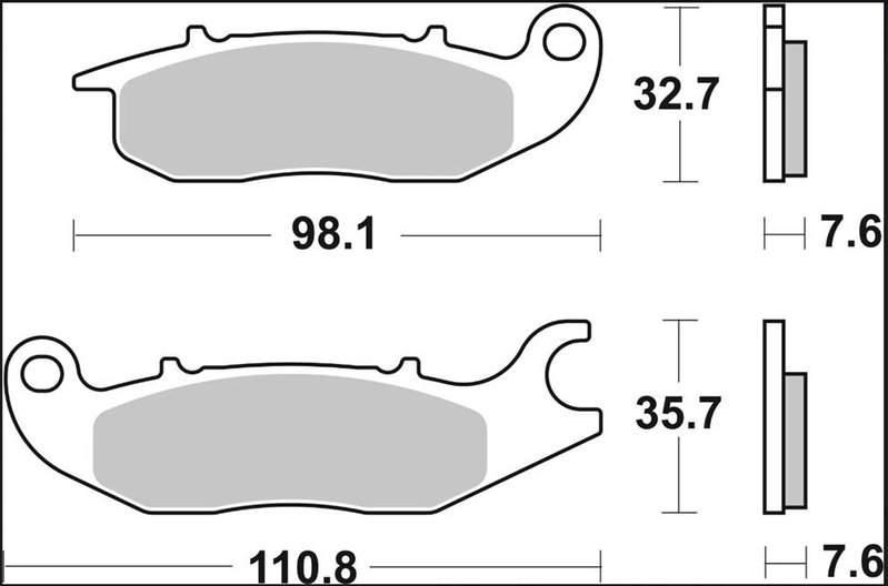 BRAKE PAD CC CAR/CER FR