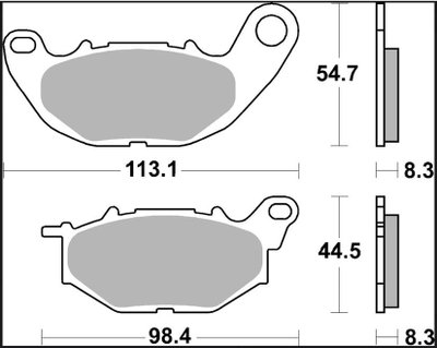 BRAKE PAD CC CAR/CER FR