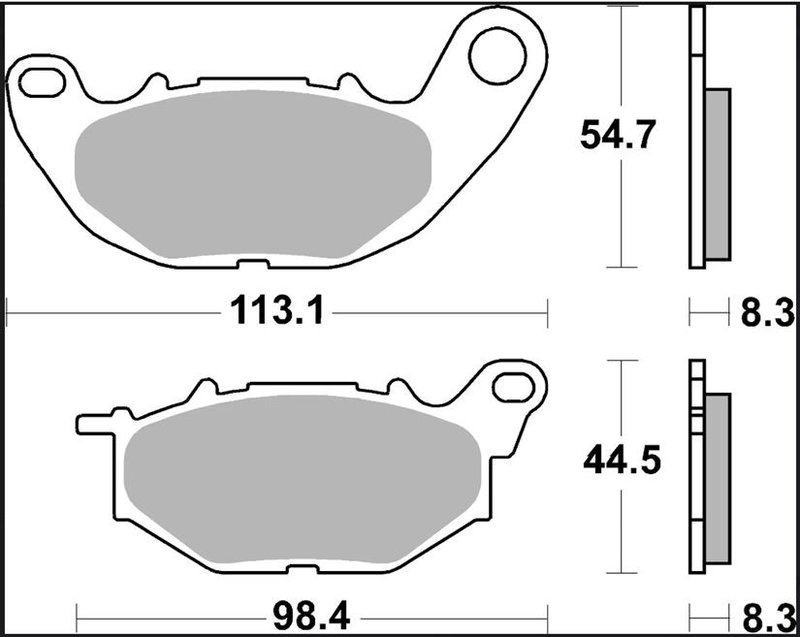 BRAKE PAD CC CAR/CER FR