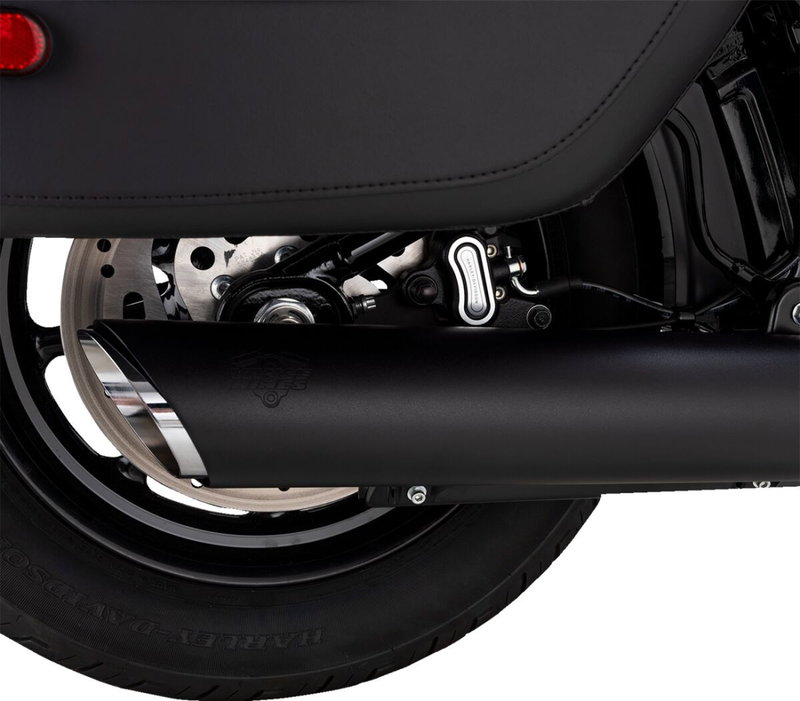 MUFFLER SLIP ON SOFTAIL BLACK