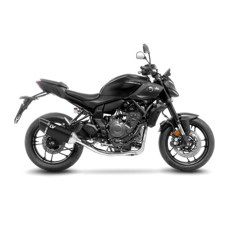 EXHAUST LV-14 R YAM MT-07 BK