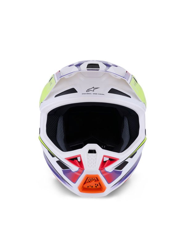 HELMET SM7 FUSE WHT/YL/PU XS