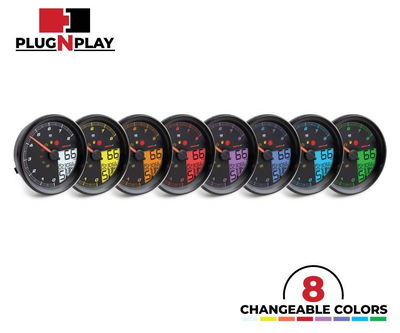GAUGE HD-05 FXD 04-14 BLK