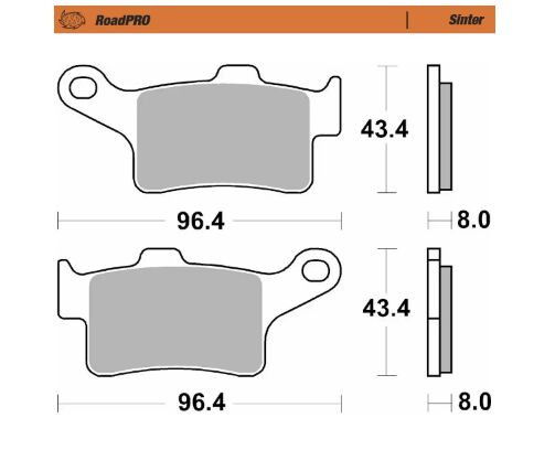 BRAKE PAD SINTER FRONT