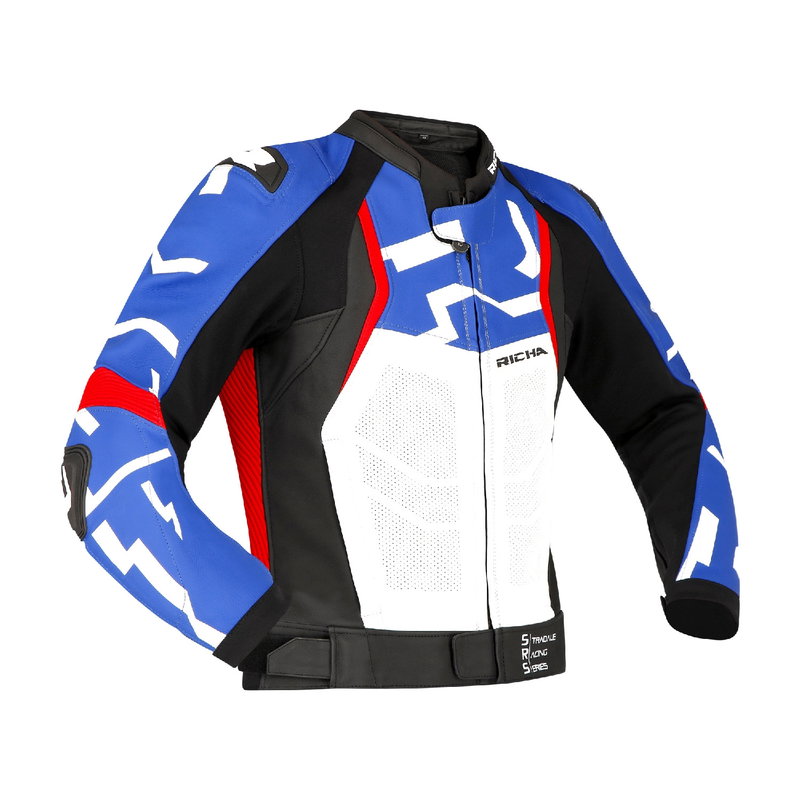 STRADALE LEATHER JACKET blue 50