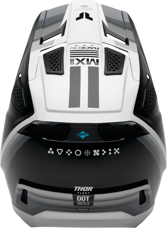 HELMET FLEET DEFY BK/WH XL