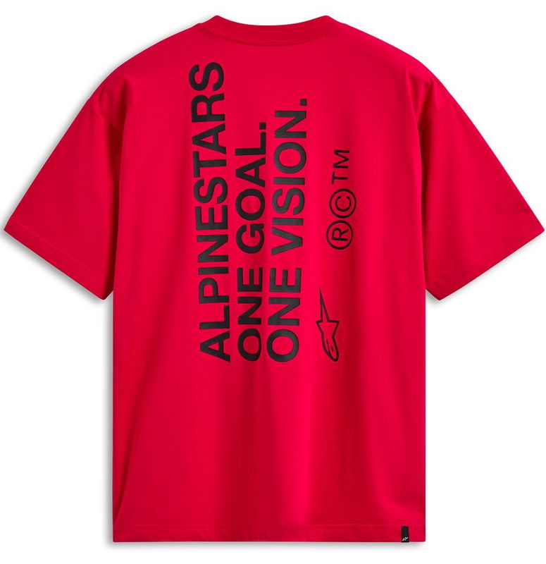 TEE SS CSF OVERSIZED ONE RED 2