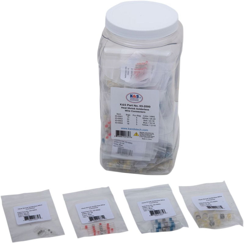 WIRE CONNECTORS 100 PKGS