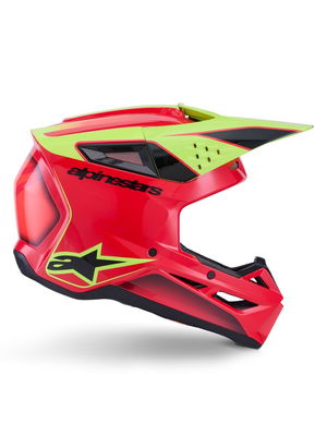 HELMET SM3 FRAY RED/YL/BLK 2X