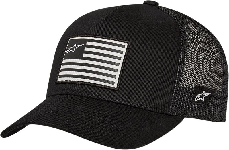 HAT CRV BILL SNAPBACK FLAG BLA