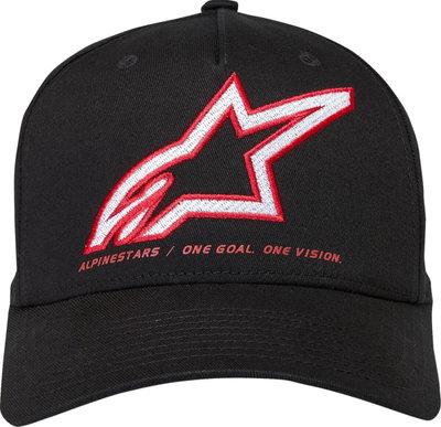 HAT CRV BILL LINEOUT BLACK S/M