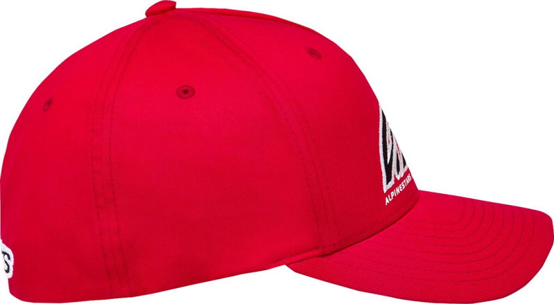 HAT CRV BILL LINEOUT RED S/M