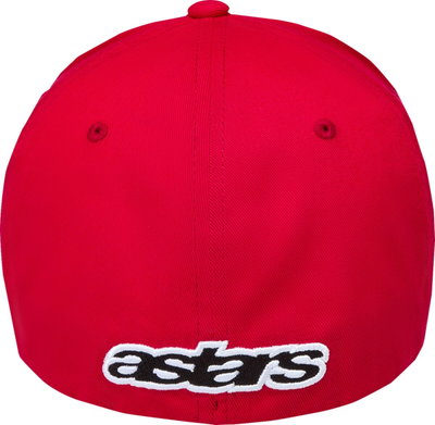 HAT CRV BILL LINEOUT RED S/M