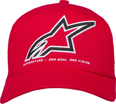 HAT CRV BILL LINEOUT RED L/XL