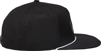 HAT FLT BILL SNAPBACK LABEL BL