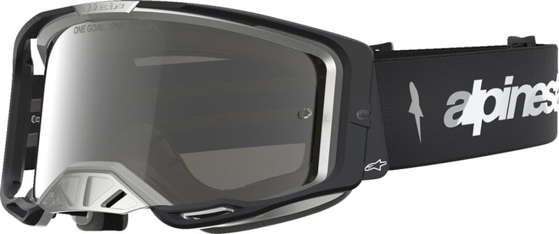 GOGGLE VISION 8 AMBER BK SILVR