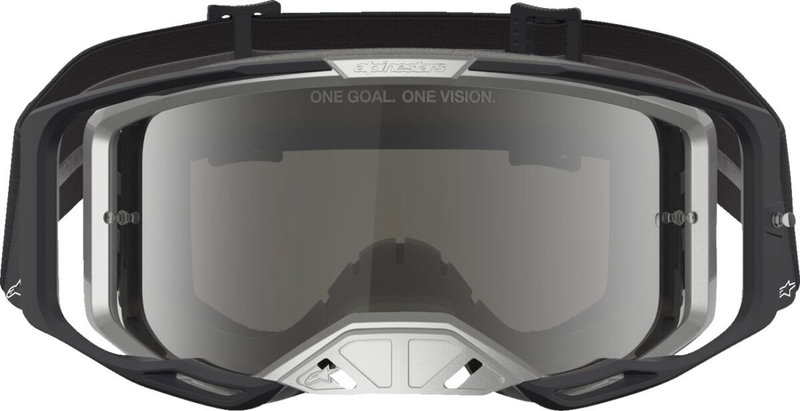 GOGGLE VISION 8 AMBER BK SILVR