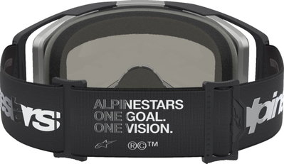 GOGGLE VISION 8 AMBER BK SILVR