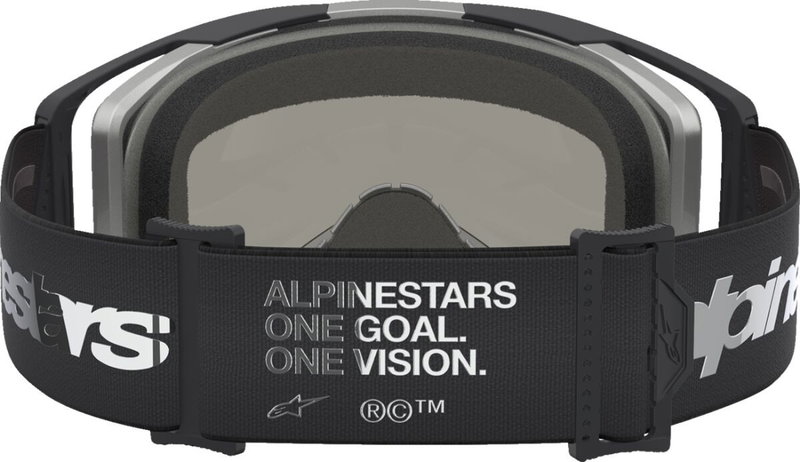 GOGGLE VISION 8 AMBER BK SILVR
