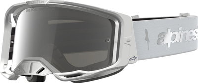 GOGGLE VISION 8 AMBER WHT SILV